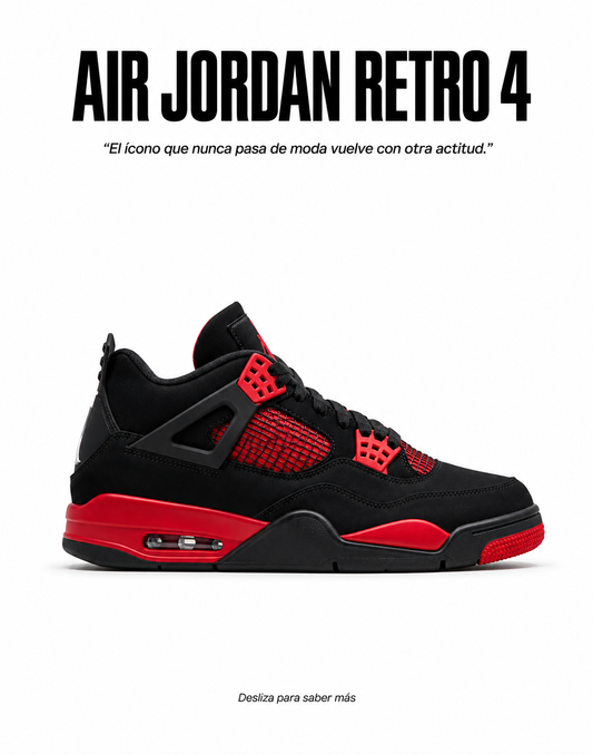AJ. RETRO 4 UNISEX [EDICIÓN LIMITADA]